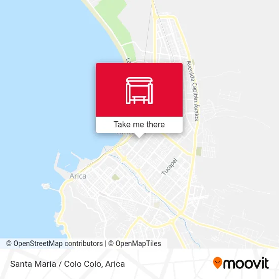 Santa Maria / Colo Colo map