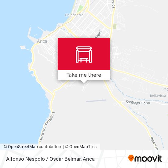 Alfonso Nespolo / Oscar Belmar map