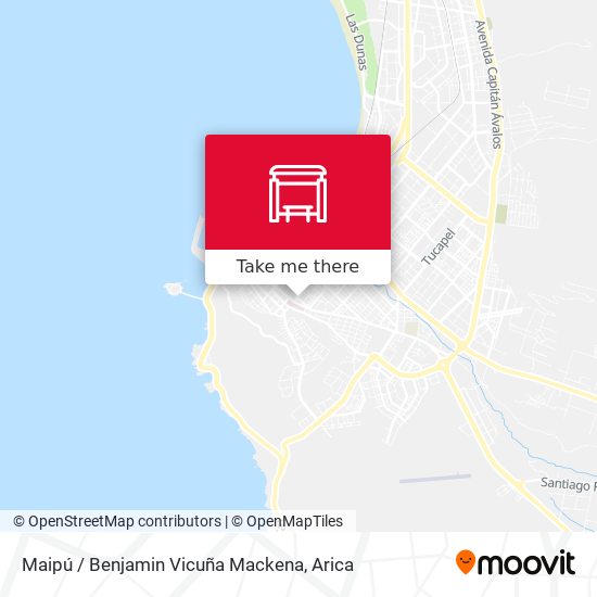 Maipú / Benjamin Vicuña Mackena map