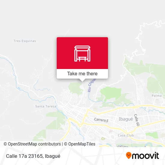 Mapa de Calle 17a 23165