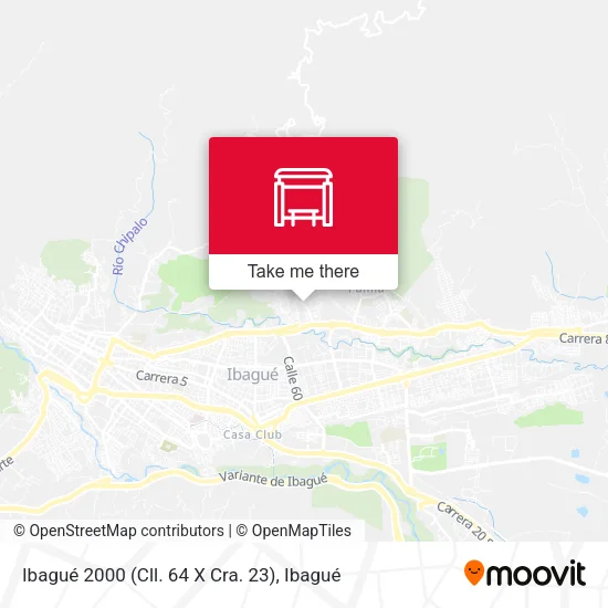 Mapa de Ibagué 2000 (Cll. 64 X Cra. 23)