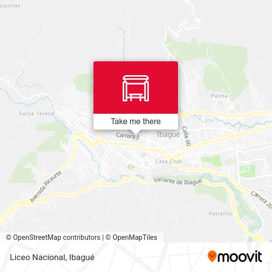Mapa de Liceo Nacional