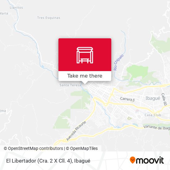 El Libertador (Cra. 2 X Cll. 4) map