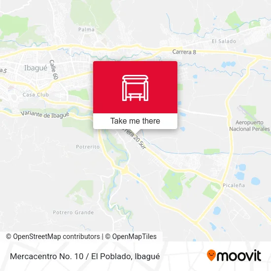 Mapa de Mercacentro No. 10 / El Poblado