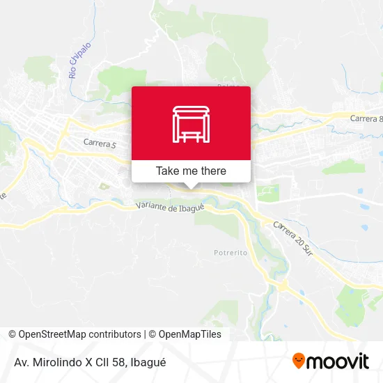 Mapa de Av. Mirolindo X Cll 58