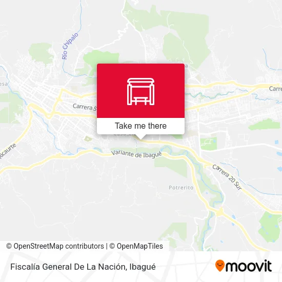 Mapa de Fiscalía General De La Nación