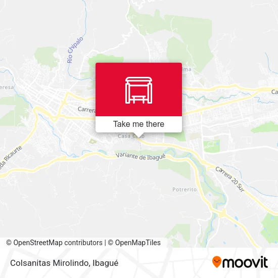 Mapa de Colsanitas Mirolindo