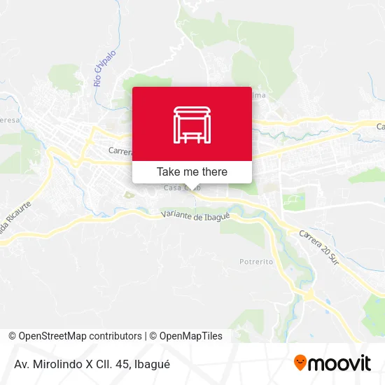 Mapa de Av. Mirolindo X Cll. 45