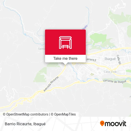 Mapa de Barrio Ricaurte
