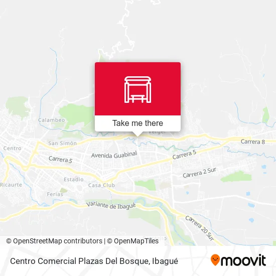 Mapa de Centro Comercial Plazas Del Bosque