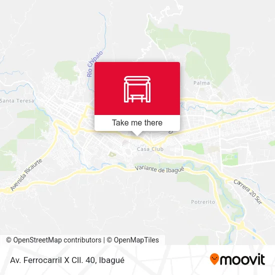 Mapa de Av. Ferrocarril X Cll. 40