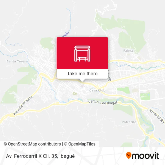 Mapa de Av. Ferrocarril X Cll. 35