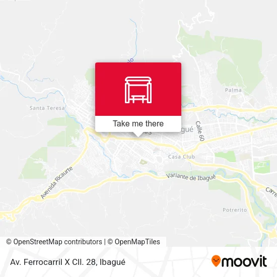 Mapa de Av. Ferrocarril X Cll. 28