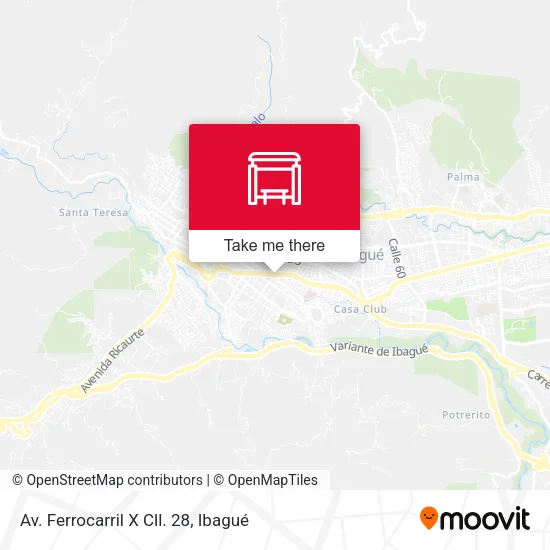 Mapa de Av. Ferrocarril X Cll. 28