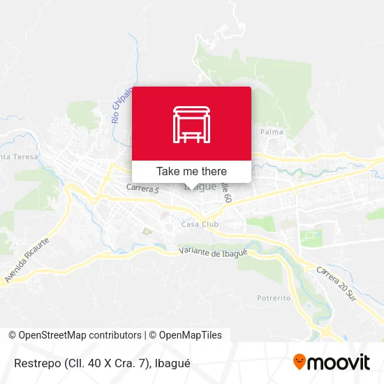 Mapa de Restrepo (Cll. 40 X Cra. 7)