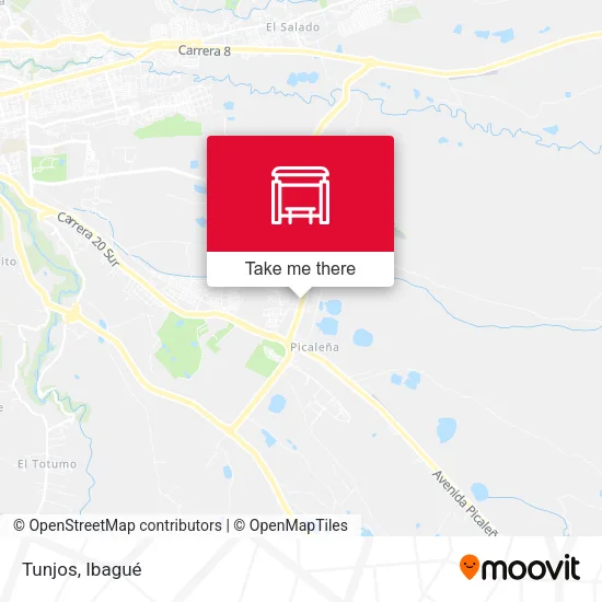 Tunjos map