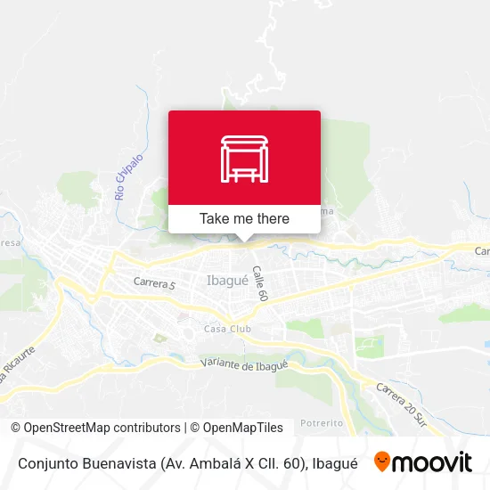 Mapa de Conjunto Buenavista (Av. Ambalá X Cll. 60)
