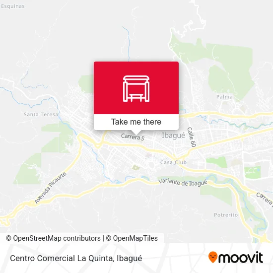 Mapa de Centro Comercial La Quinta