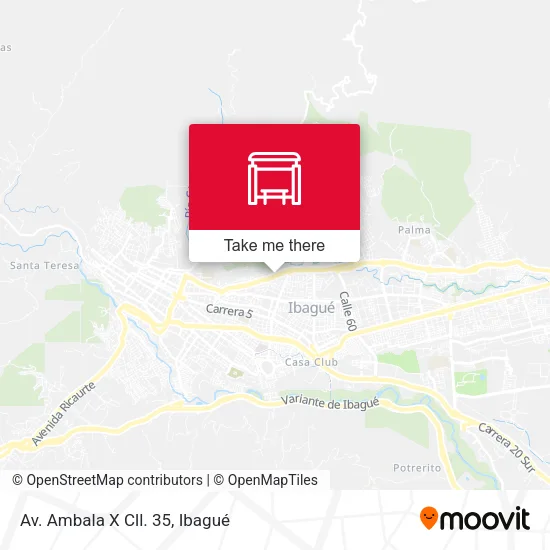 Mapa de Av. Ambala X Cll. 35