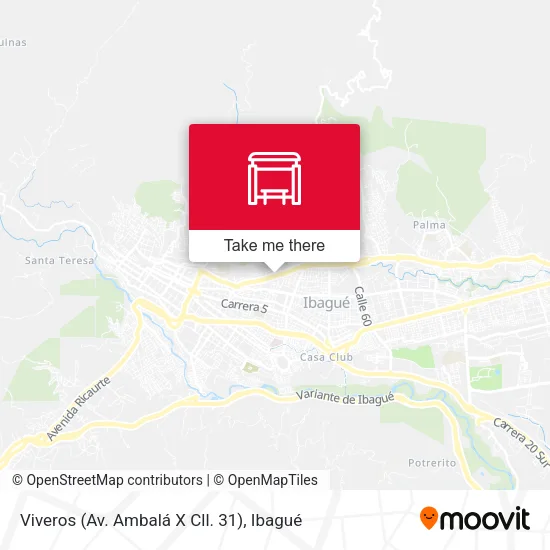 Mapa de Viveros (Av. Ambalá X Cll. 31)