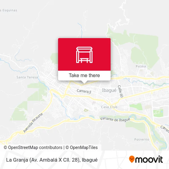 Mapa de La Granja (Av. Ambalá X Cll. 28)