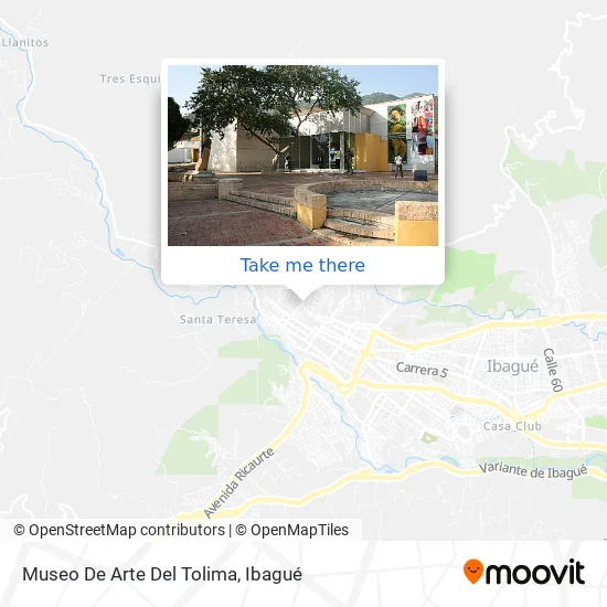 Mapa de Museo De Arte Del Tolima