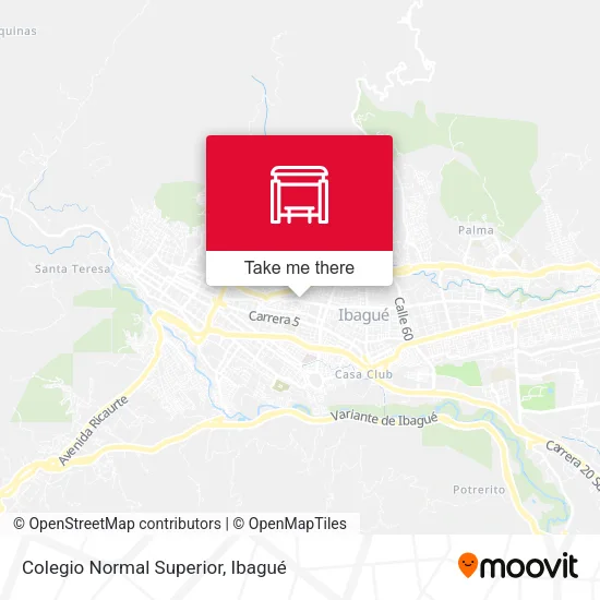 Mapa de Colegio Normal Superior