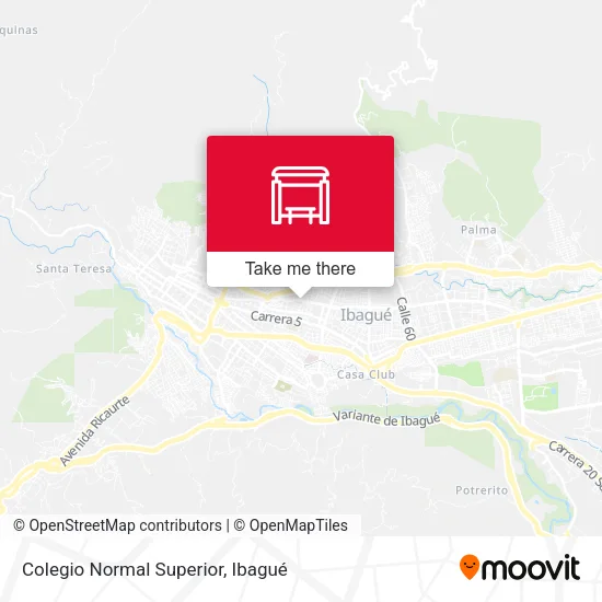 Mapa de Colegio Normal Superior