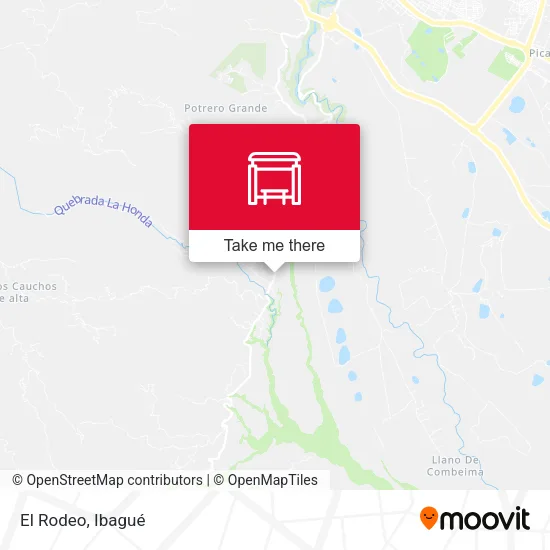 Mapa de El Rodeo
