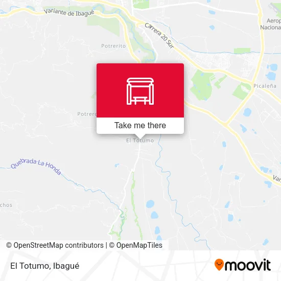 Mapa de El Totumo