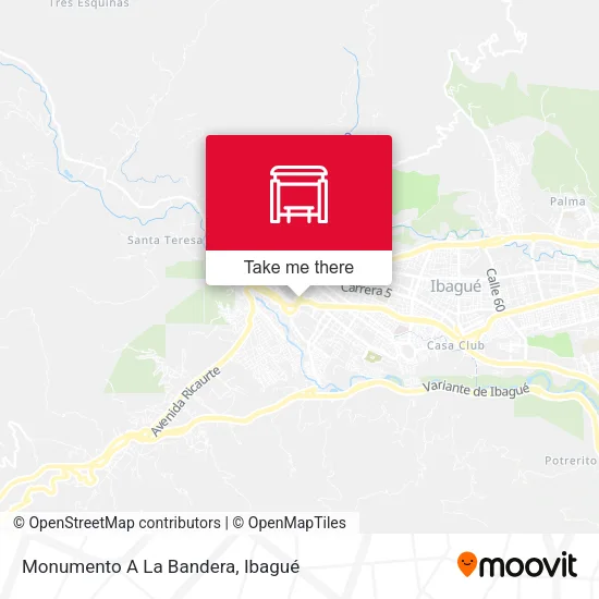 Mapa de Monumento A La Bandera