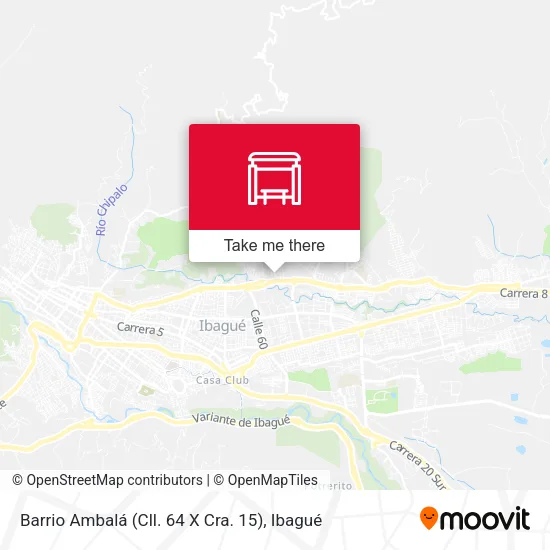Mapa de Barrio Ambalá (Cll. 64 X Cra. 15)