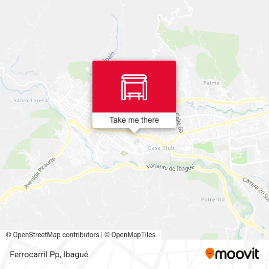 Mapa de Ferrocarril Pp