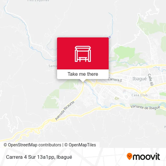 Mapa de Carrera 4 Sur 13a1pp