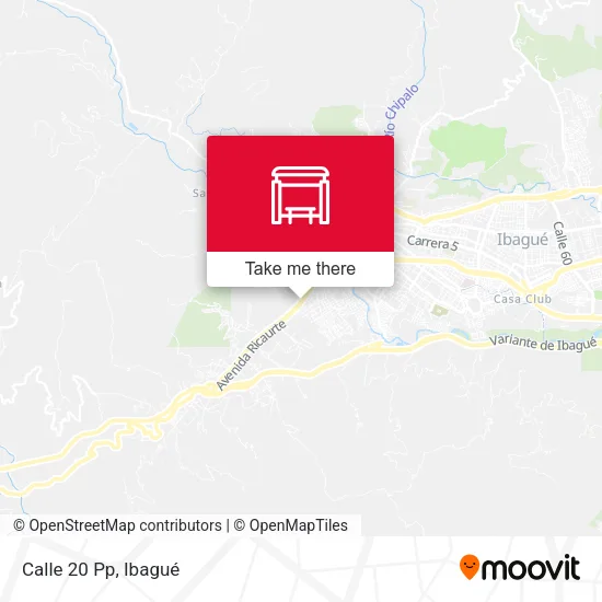 Mapa de Calle 20 Pp