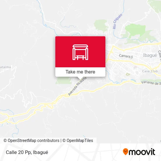 Mapa de Calle 20 Pp