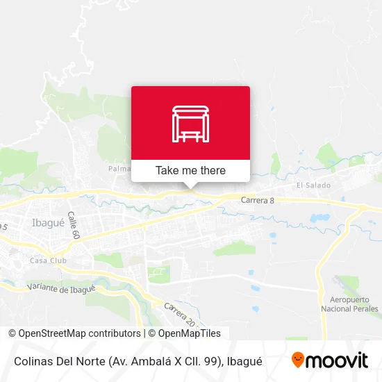 Mapa de Colinas Del Norte (Av. Ambalá X Cll. 99)