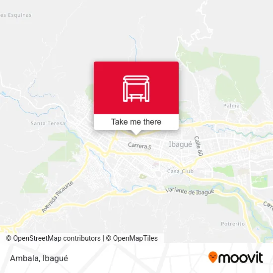 Mapa de Ambala