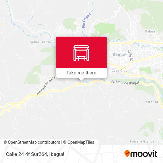 Mapa de Calle 24 4f Sur264
