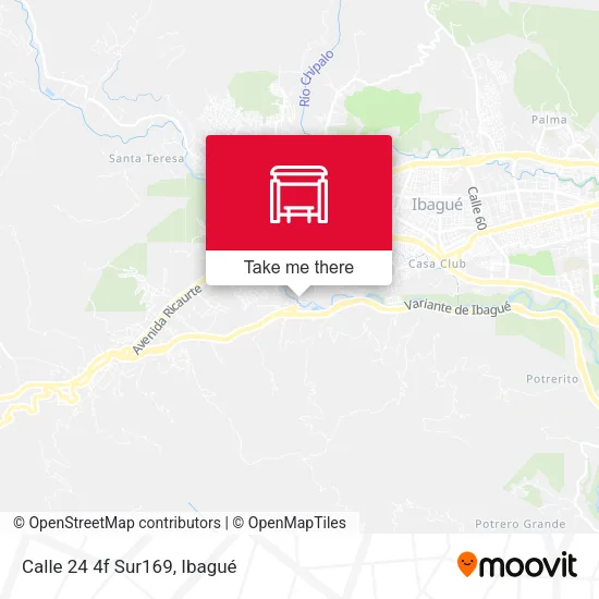 Mapa de Calle 24 4f Sur169