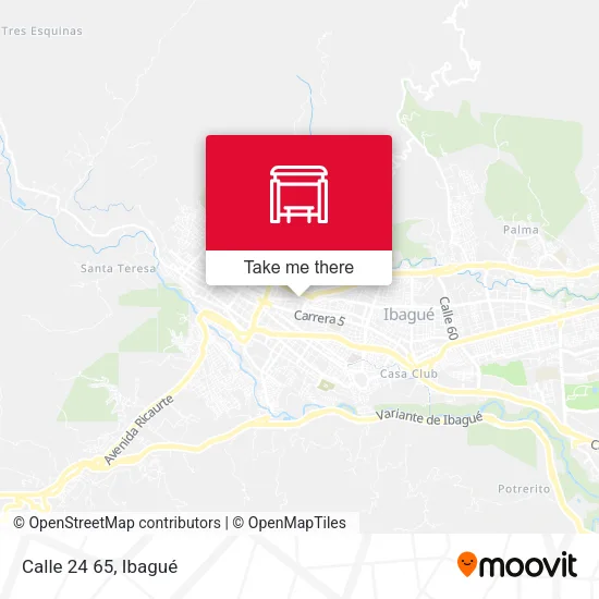Mapa de Calle 24 65
