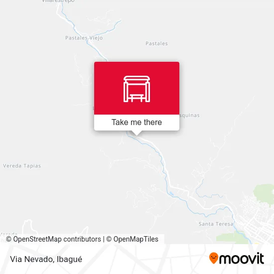 Mapa de Via Nevado