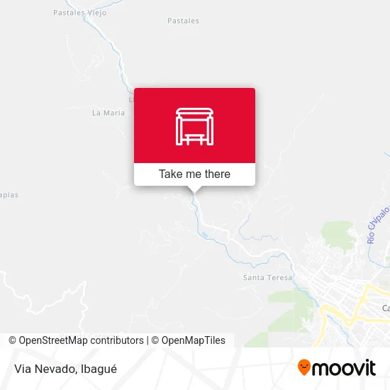 Mapa de Via Nevado
