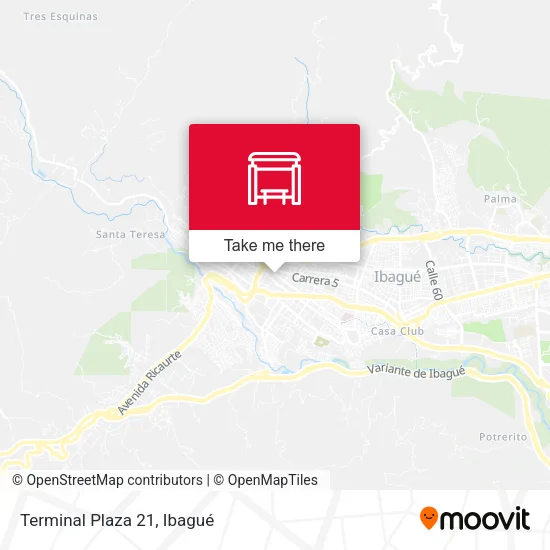 Mapa de Terminal Plaza 21