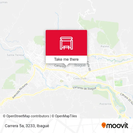 Mapa de Carrera 5a, 3233