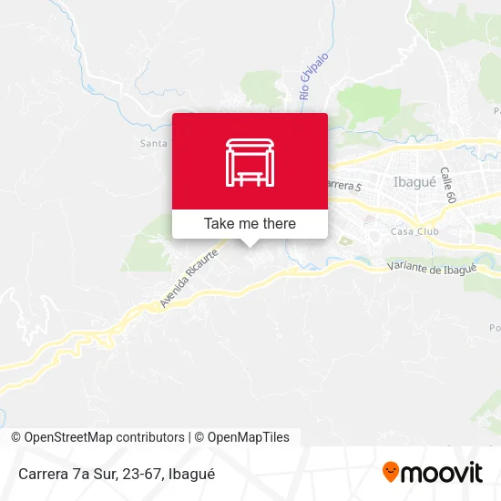 Mapa de Carrera 7a Sur, 23-67