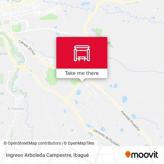 Ingreso Arboleda Campestre map