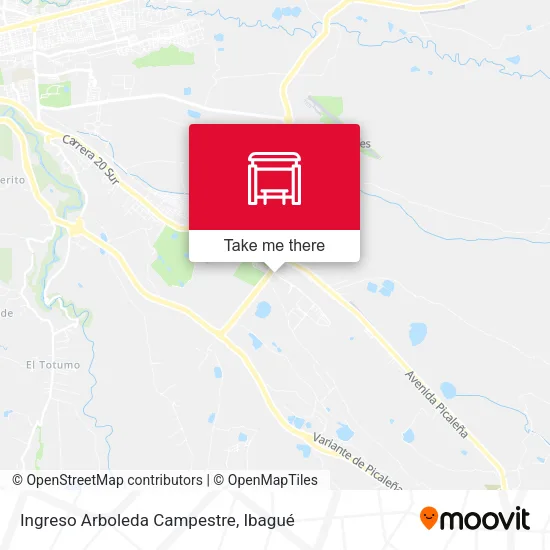Mapa de Ingreso Arboleda Campestre