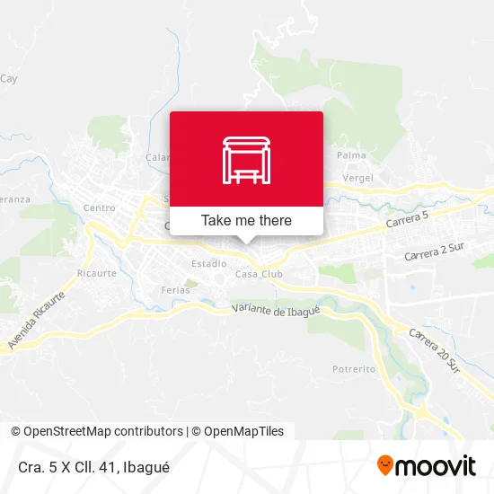 Mapa de Cra. 5 X Cll. 41