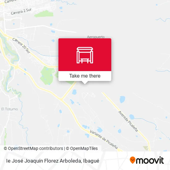 Mapa de Ie José Joaquín Florez Arboleda